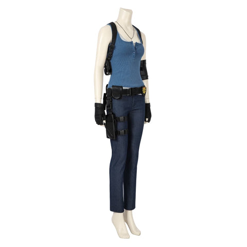 Resident Evil 3 Remake Jill Valentine Cosplay Costume, High Quality Outfit - Coscosmos