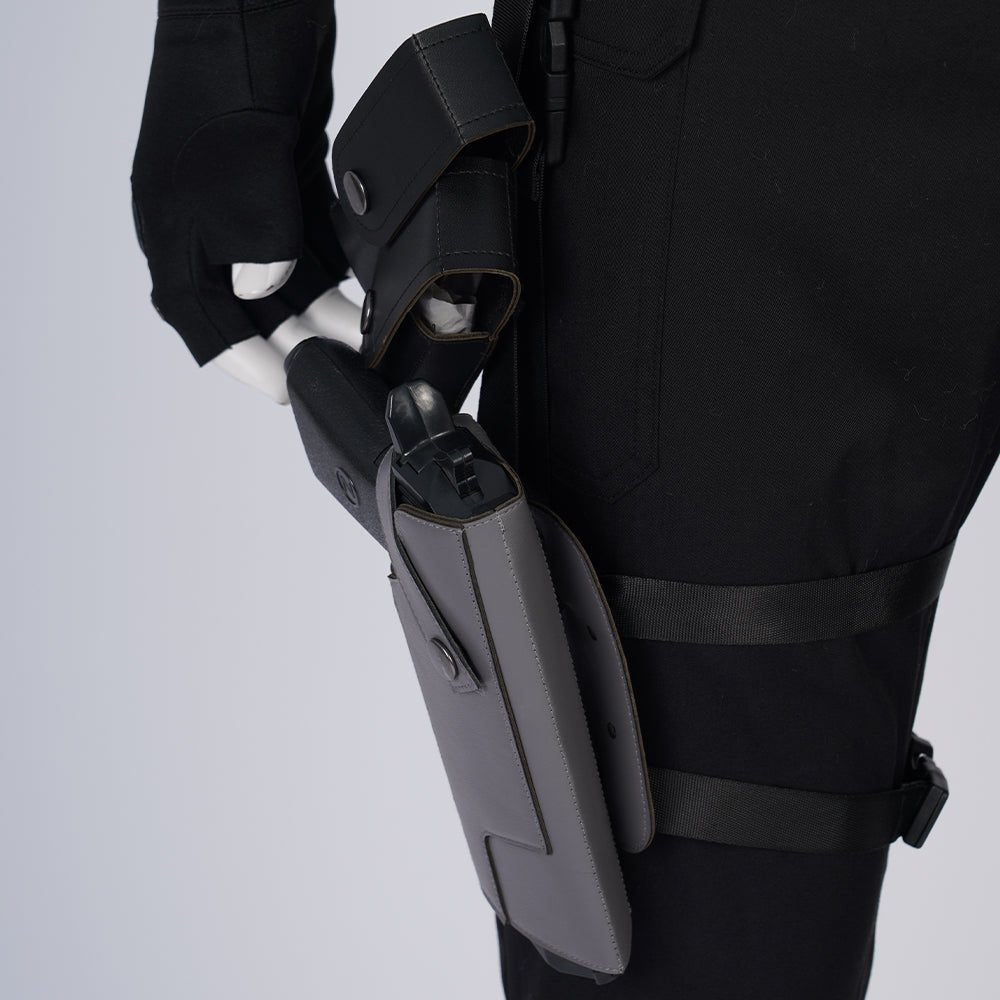 Resident Evil 4 Leon Cosplay Costume - Full Set for Men's Halloween & Gaming Events - Coscosmos