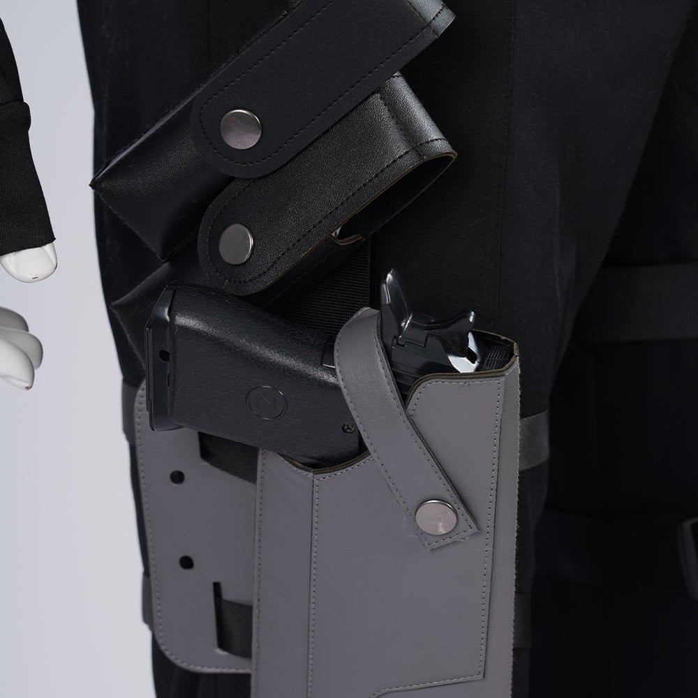 Resident Evil 4 Leon Cosplay Costume - Full Set for Men's Halloween & Gaming Events - Coscosmos