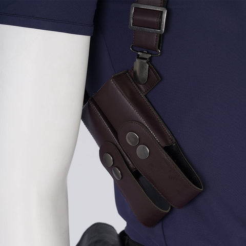 Resident Evil 4 Leon Cosplay Costume - Full Set for Men's Halloween & Gaming Events - Coscosmos