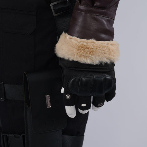 Resident Evil 4 Leon Cosplay Costume - Full Set for Men's Halloween & Gaming Events - Coscosmos