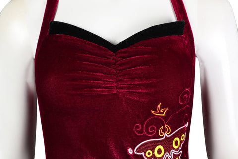 Resident Evil 4 Remake Ada Wong Qipao Cosplay Costume, High Quality Outfit - Coscosmos
