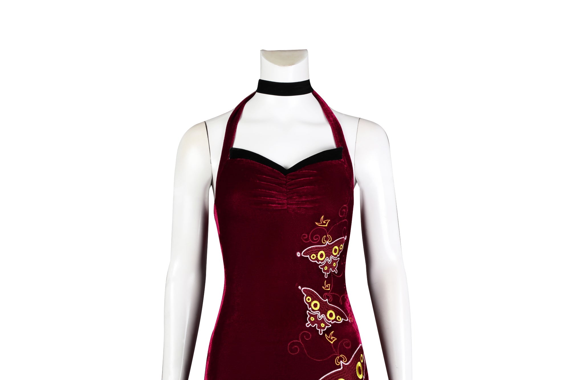 Resident Evil 4 Remake Ada Wong Qipao Cosplay Costume, High Quality Outfit - Coscosmos