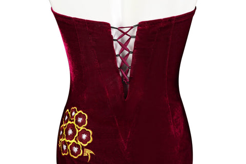 Resident Evil 4 Remake Ada Wong Qipao Cosplay Costume, High Quality Outfit - Coscosmos