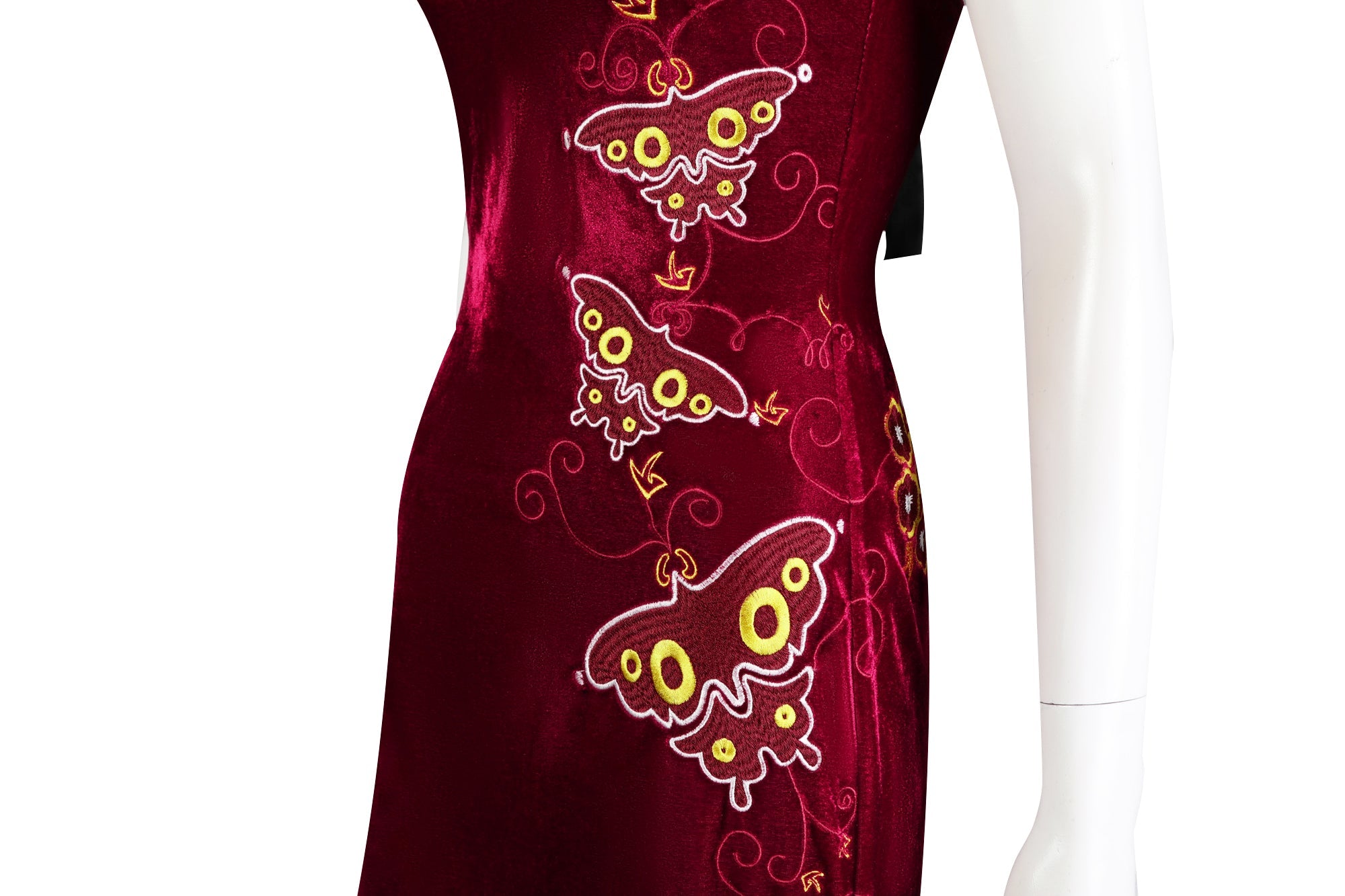 Resident Evil 4 Remake Ada Wong Qipao Cosplay Costume, High Quality Outfit - Coscosmos
