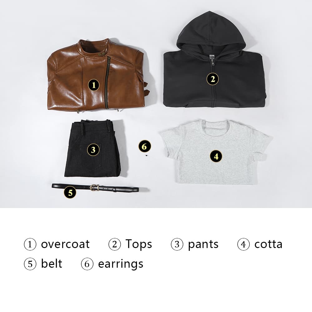 Resident Evil 9: Requiem Grace Ashcroft Full Costume Set - Official Replica Outfit - Coscosmos