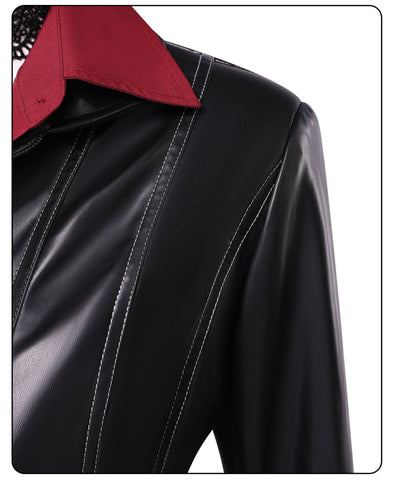 Resident Evil: Damnation Ada Wong Leather Cosplay Costume - Coscosmos