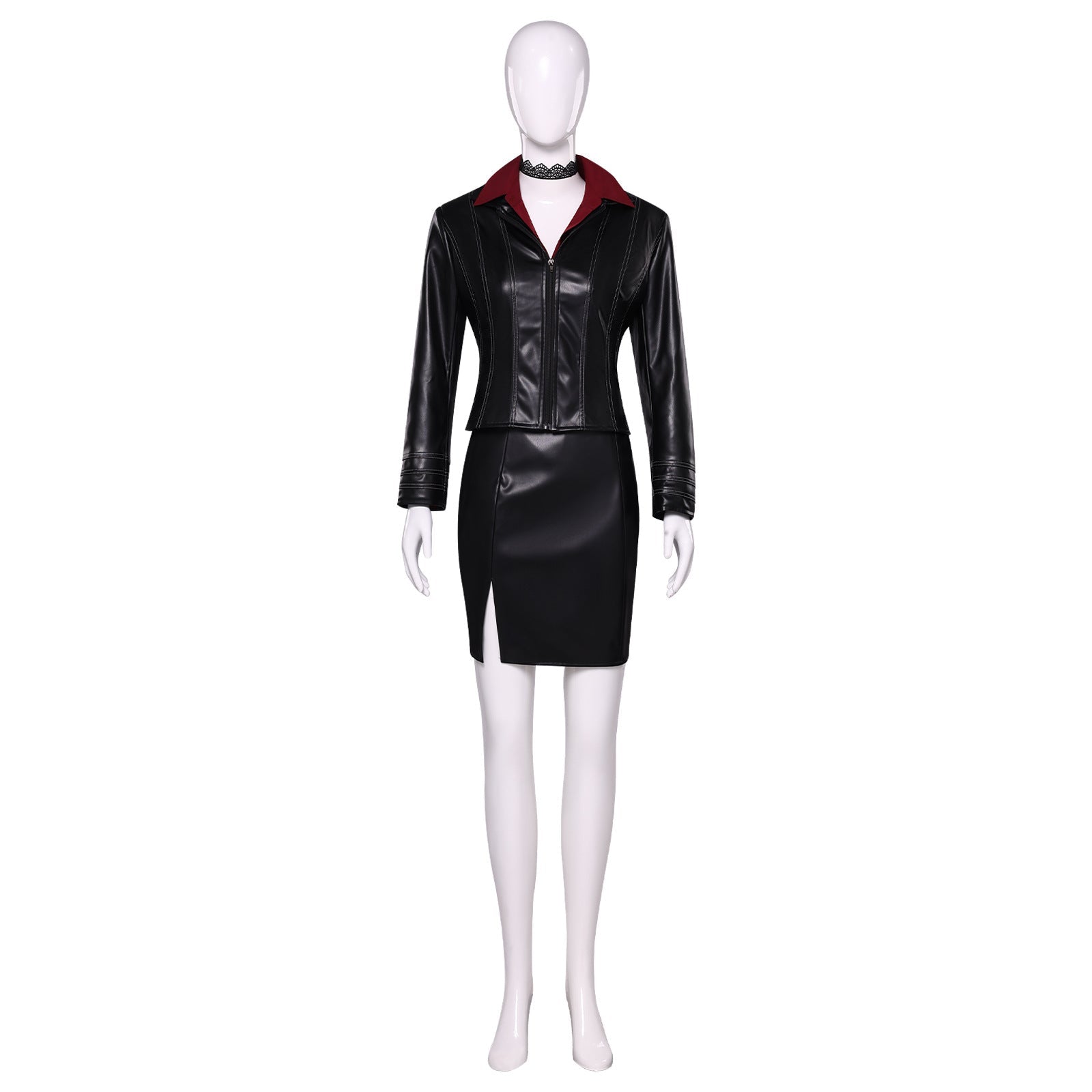Resident Evil: Damnation Ada Wong Leather Cosplay Costume - Coscosmos