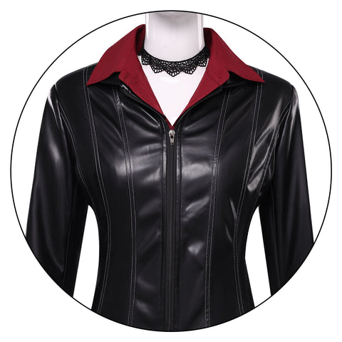 Resident Evil: Damnation Ada Wong Leather Cosplay Costume - Coscosmos