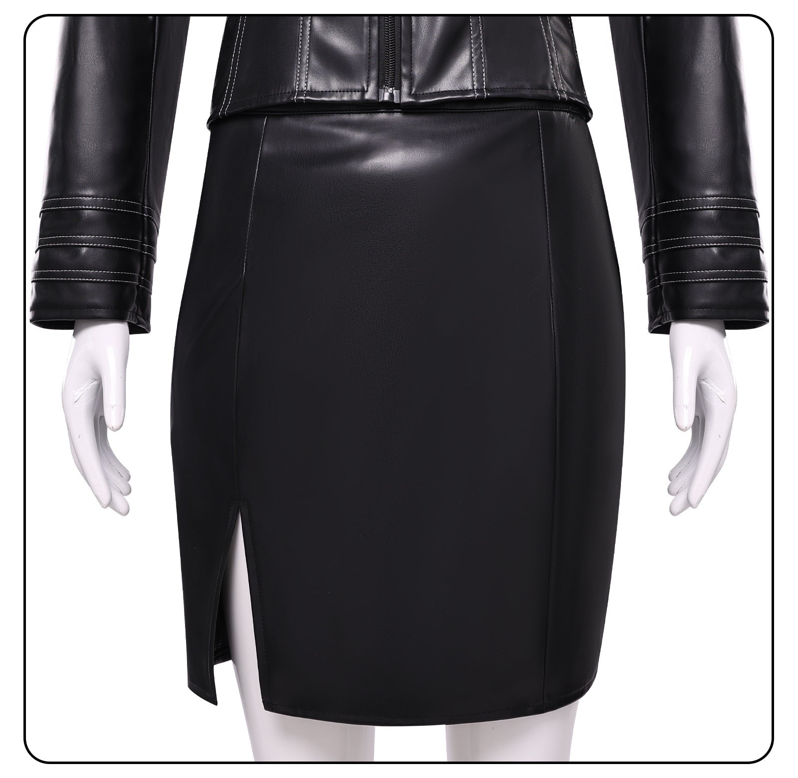 Resident Evil: Damnation Ada Wong Leather Cosplay Costume - Coscosmos