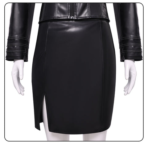Resident Evil: Damnation Ada Wong Leather Cosplay Costume - Coscosmos