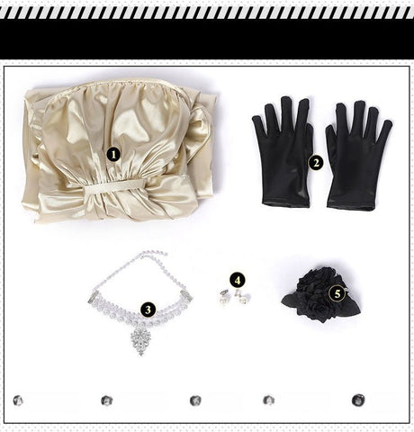 Resident Evil Village Alcina Dimitrescu cosplay costume, high - quality outfit - Coscosmos