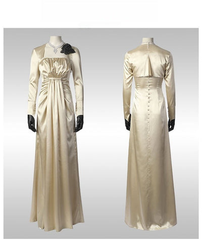 Resident Evil Village Alcina Dimitrescu cosplay costume, high - quality outfit - Coscosmos