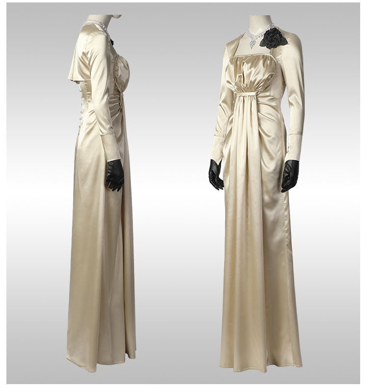 Resident Evil Village Alcina Dimitrescu cosplay costume, high - quality outfit - Coscosmos