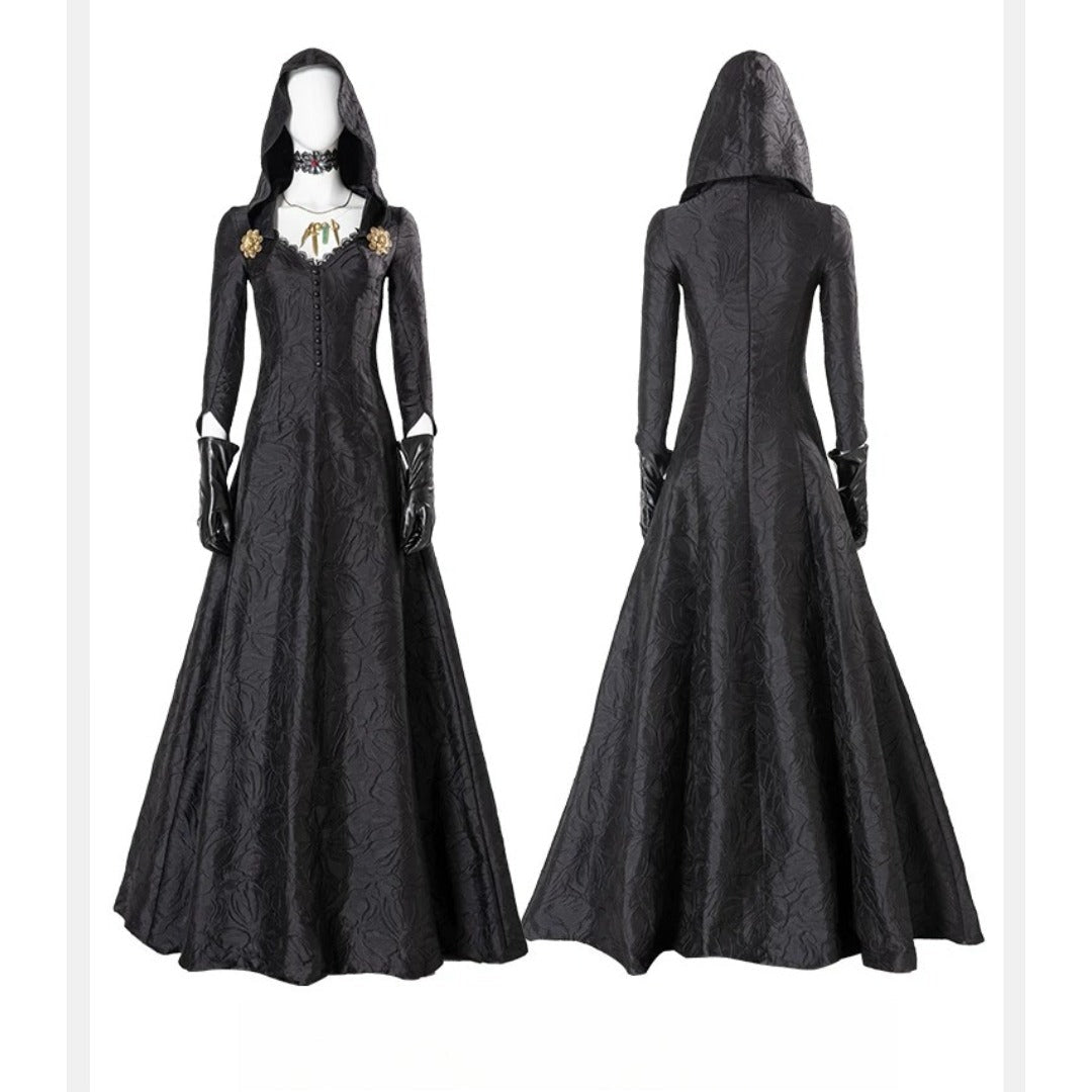 Resident Evil Village Bela Dimitrescu Cosplay Costume - Coscosmos