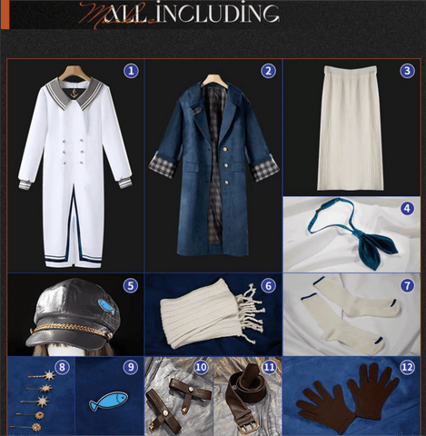 Reverse:1999 Marcus Phase 1 Cosplay Costume - Coscosmos