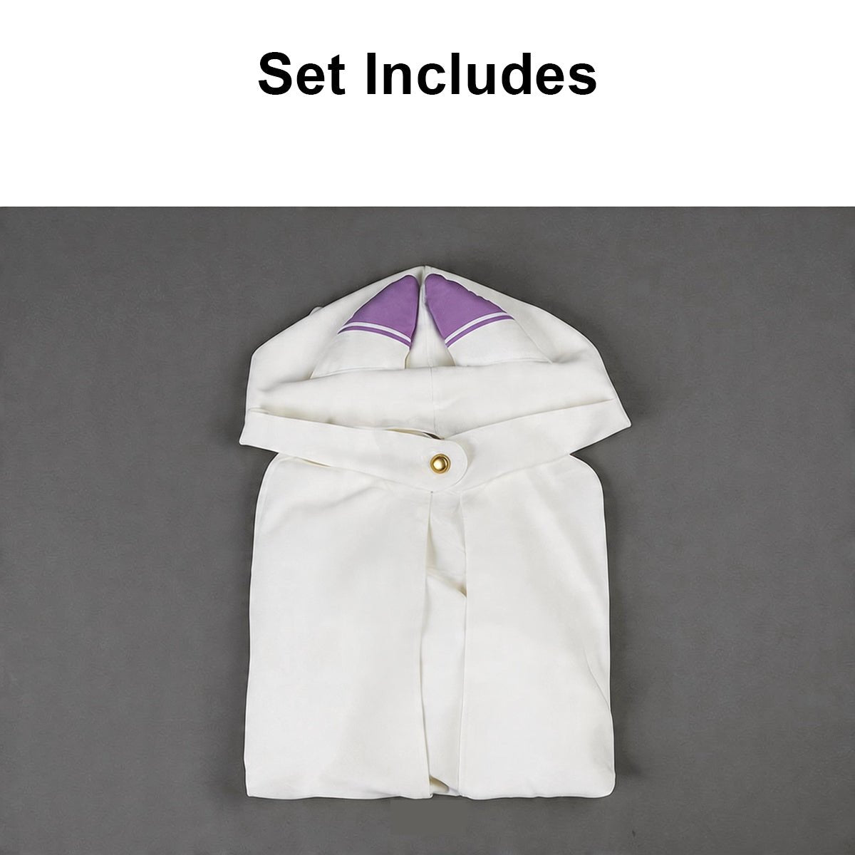 Re:ZERO - Starting Life in Another World - Emilia Cape Cosplay Costume for Anime Fans - Coscosmos