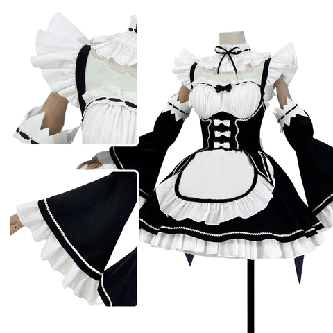 Re:Zero - Starting Life in Another World Rem Cosplay Costume - Coscosmos
