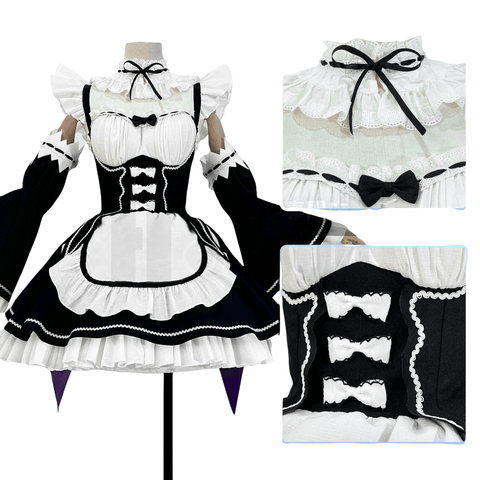 Re:Zero - Starting Life in Another World Rem Cosplay Costume - Coscosmos