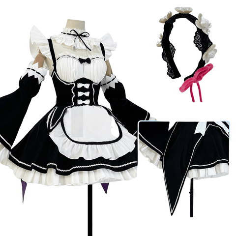 Re:Zero - Starting Life in Another World Rem Cosplay Costume - Coscosmos