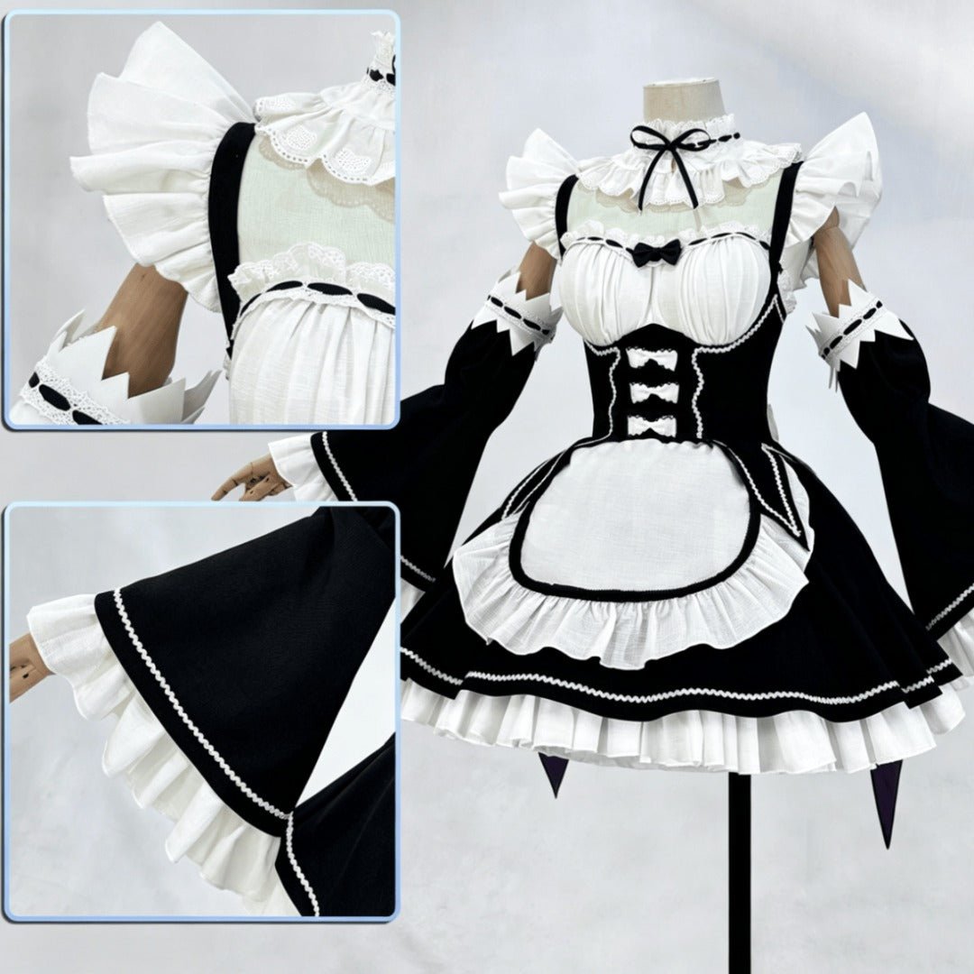 Re:Zero − Starting Life in Another World Rem Maid Cosplay Costume - Coscosmos