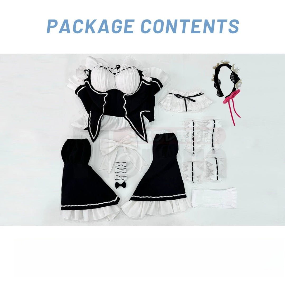 Re:Zero − Starting Life in Another World Rem Maid Cosplay Costume - Coscosmos