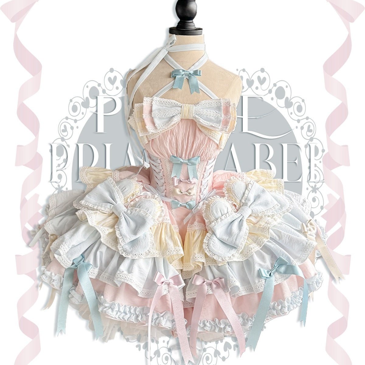 Ribbon Dance Melody: Girl's Garden Party Off - the - Shoulder Feather Sequin Mini Dress - Performance Costume, Birthday Party Outfit, Elegant Gown - Coscosmos