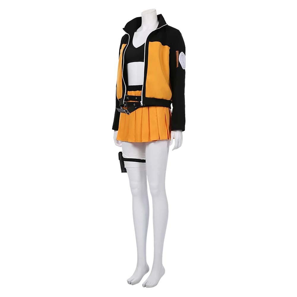 Rock Lee Cosplay Costume - Naruto Ninja Character Women Jumpsuit for Halloween - Coscosmos