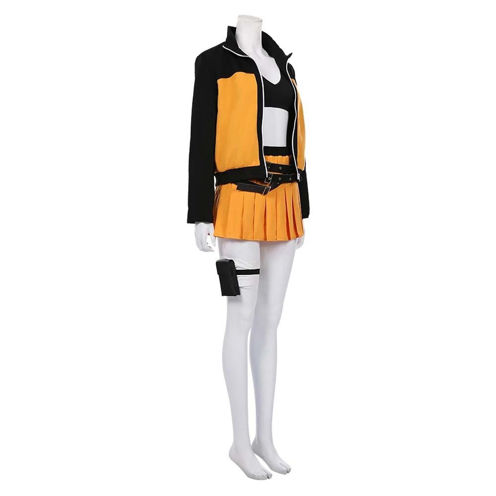 Rock Lee Cosplay Costume - Naruto Ninja Character Women Jumpsuit for Halloween - Coscosmos