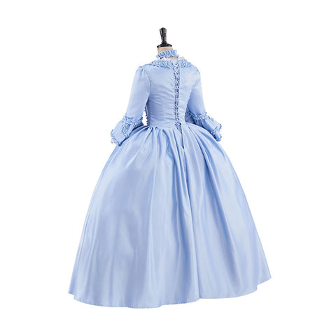 Rococo Light Blue Dress – Elegant Cosplay Costume for Enthusiasts - Coscosmos