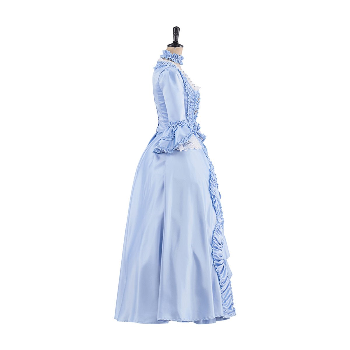 Rococo Light Blue Dress – Elegant Cosplay Costume for Enthusiasts - Coscosmos