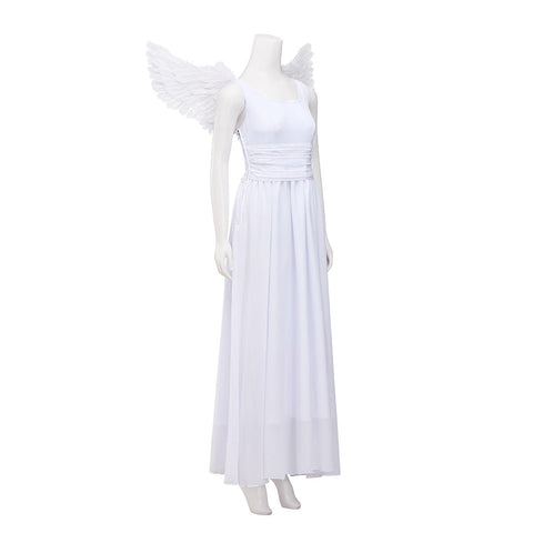Romeo and Julia - Juliet White Dress Cosplay Costume - Coscosmos