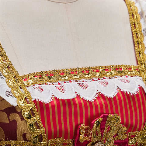 Royal Noble Lady Cape Hood Cosplay Costume – Elegant Anime Dress for Cosplay Enthusiasts - Coscosmos