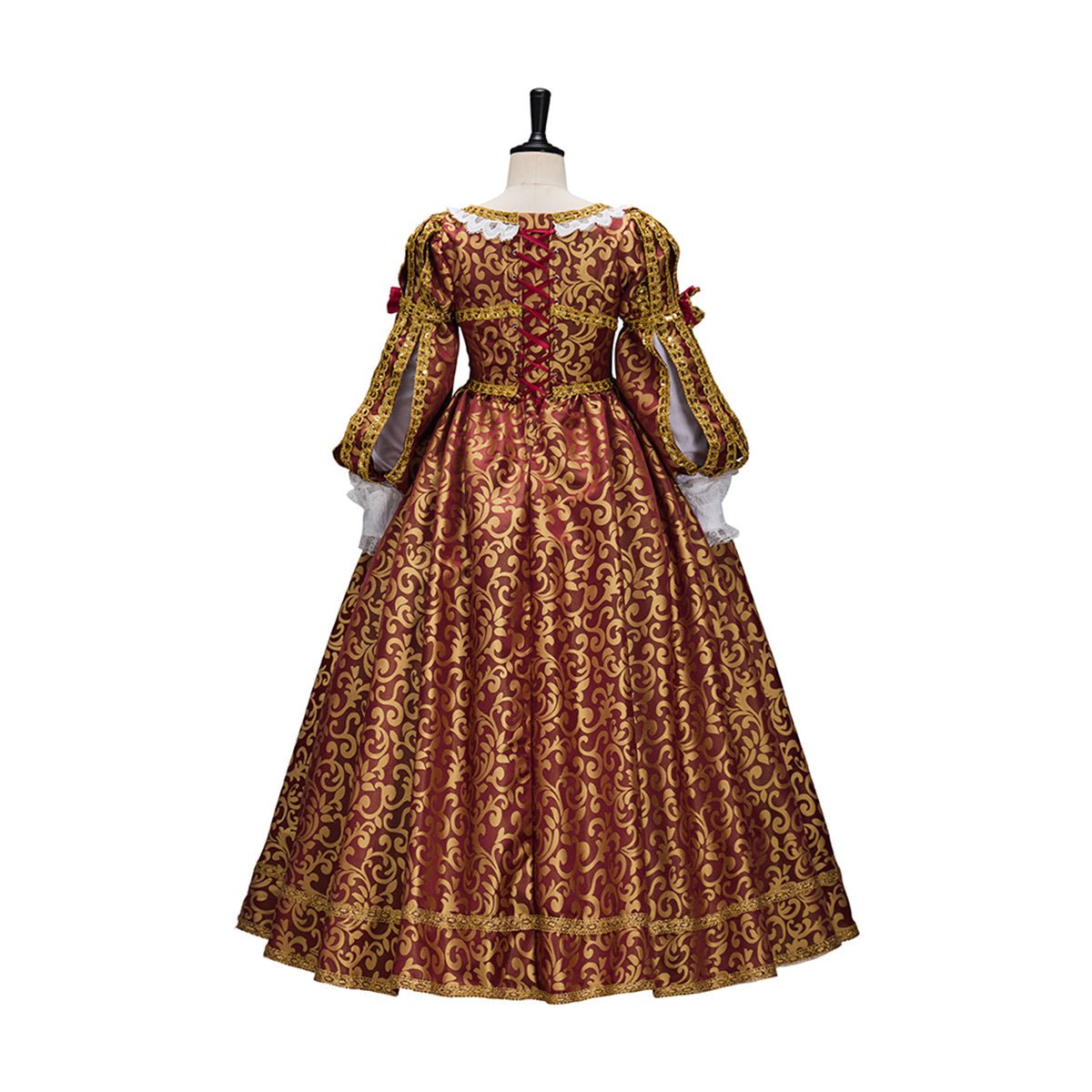 Royal Noble Lady Cape Hood Cosplay Costume – Elegant Anime Dress for Cosplay Enthusiasts - Coscosmos