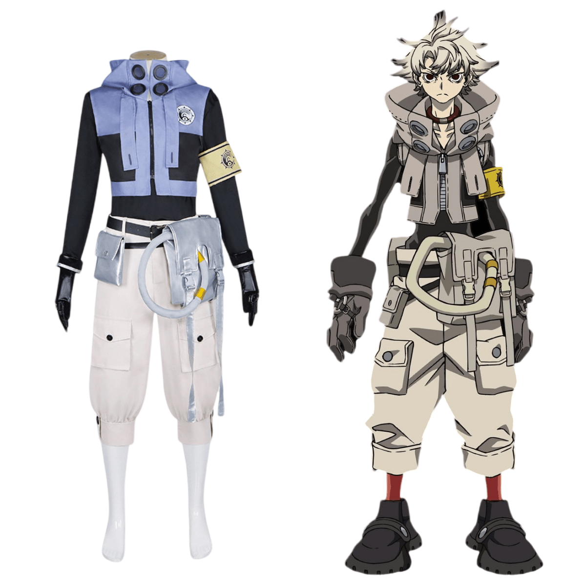 Ruin Sentinels - Luduan Cosplay Costume for Halloween, Stage Performances, and Anime Conventions - Coscosmos