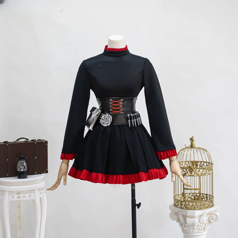 RWBY Ruby Rose Battle Outfit Cosplay Costume - Coscosmos