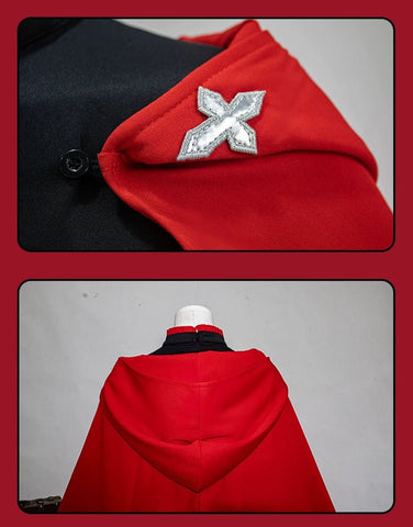RWBY Ruby Rose Battle Outfit Cosplay Costume - Coscosmos