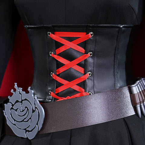 RWBY Ruby Rose Cape Set Cosplay Costume - Coscosmos