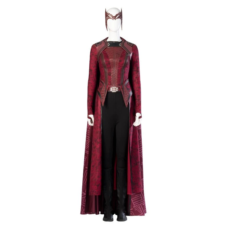 Scarlet Witch Wanda Cosplay Outfit, Doctor Strange in the Multiverse of Madness New Full Set Women Cosplay Costume, Marvel Superhero Fancy Dress - Coscosmos