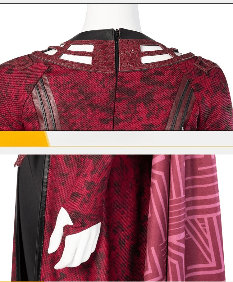 Scarlet Witch Wanda Cosplay Outfit, Doctor Strange in the Multiverse of Madness New Full Set Women Cosplay Costume, Marvel Superhero Fancy Dress - Coscosmos