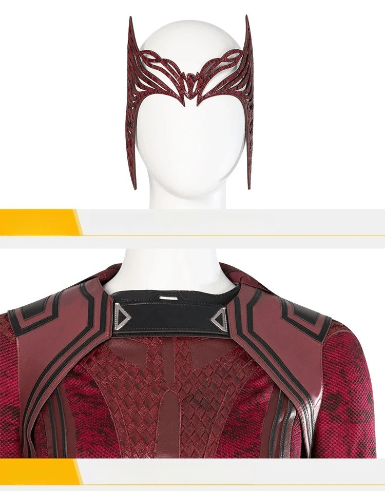 Scarlet Witch Wanda Cosplay Outfit, Doctor Strange in the Multiverse of Madness New Full Set Women Cosplay Costume, Marvel Superhero Fancy Dress - Coscosmos