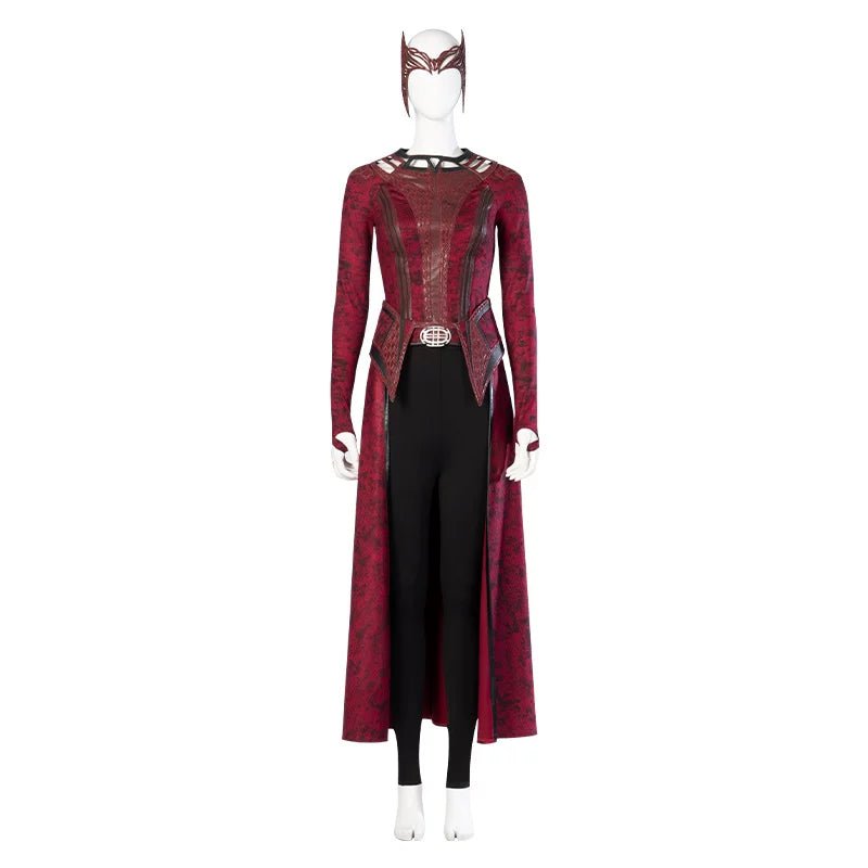 Scarlet Witch Wanda Cosplay Outfit, Doctor Strange in the Multiverse of Madness New Full Set Women Cosplay Costume, Marvel Superhero Fancy Dress - Coscosmos