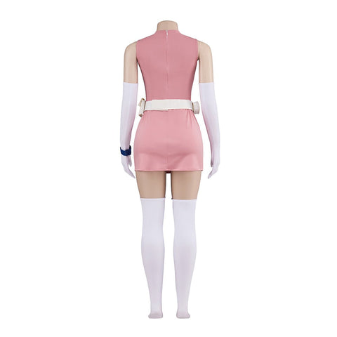 Science Ninja Team Gatchaman Pink Jun Cosplay Costume – Official Anime Outfit - Coscosmos