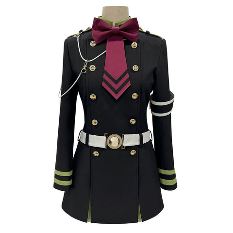 Seraph of the End Hiiragi Shinoa Moon Demon Company Cosplay Costume - Coscosmos