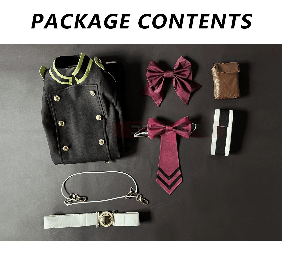 Seraph of the End Hiiragi Shinoa Moon Demon Company Cosplay Costume - Coscosmos