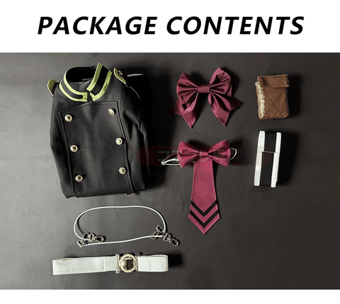 Seraph of the End Hiiragi Shinoa Moon Demon Company Cosplay Costume - Coscosmos