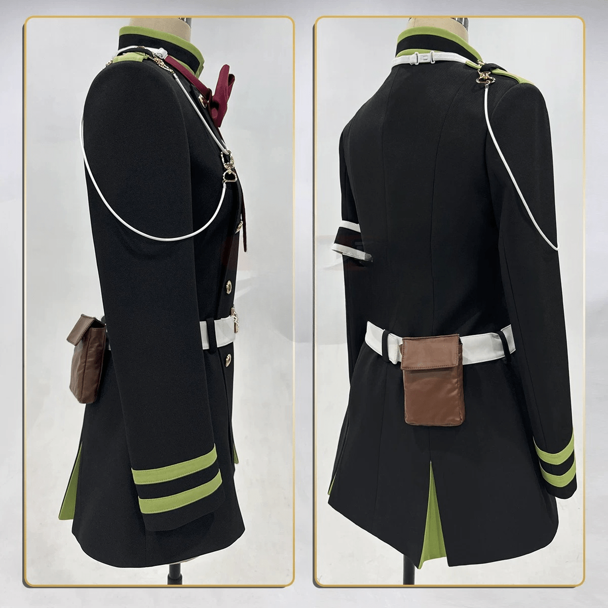 Seraph of the End Hiiragi Shinoa Moon Demon Company Cosplay Costume - Coscosmos