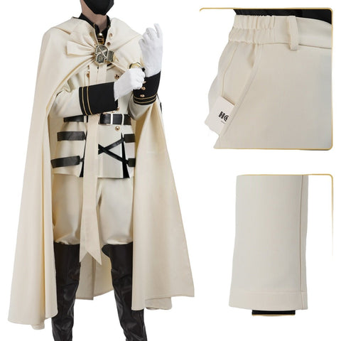 Seraph of the End Mikaela Hyakuya Cosplay Costume - Premium Anime Cosplay Outfit - Coscosmos