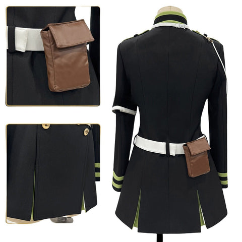 Seraph of the End: Shinoa Hīragi – Moon Demon Company Squad Leader Cosplay Uniform Set - Coscosmos