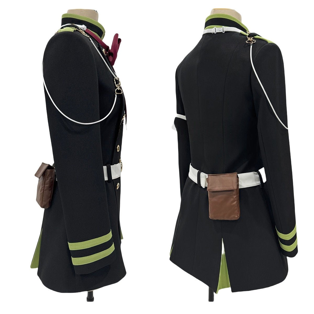 Seraph of the End: Shinoa Hīragi – Moon Demon Company Squad Leader Cosplay Uniform Set - Coscosmos